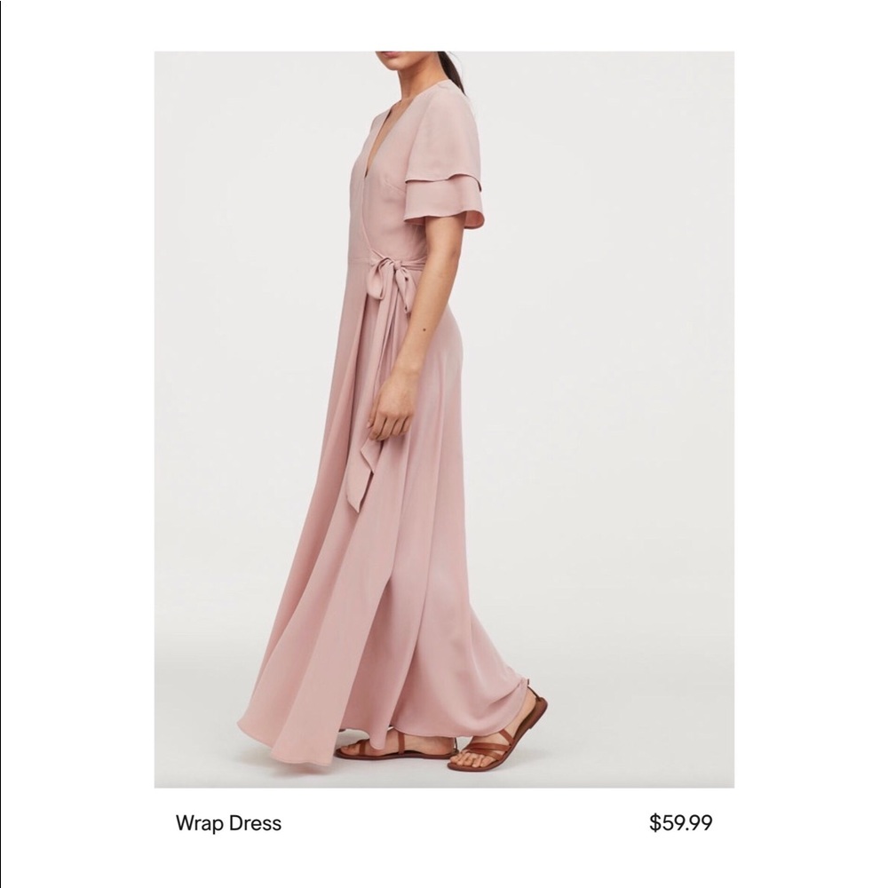 H&M Pink Wrap Dress